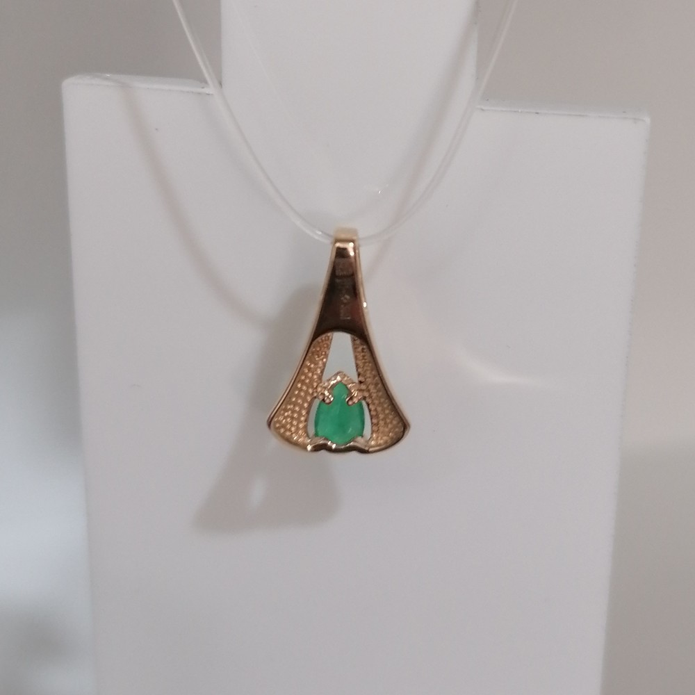 ПОДВЕСКА ИЗУМРУД (Au 585)