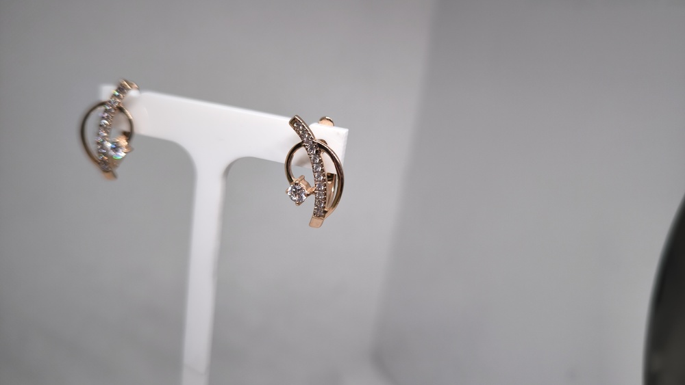 СЕРЬГИ С КАМНЯМИ (Au 585)