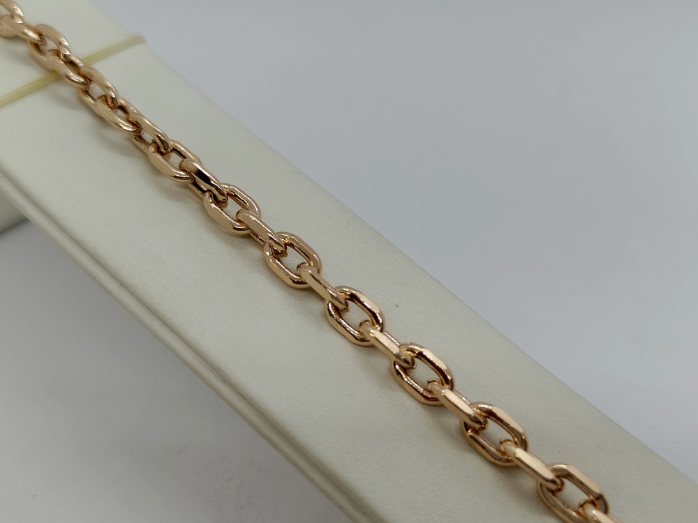 БРАСЛЕТ ПУСТОТЕЛЫЙ Якорное (Au 585)