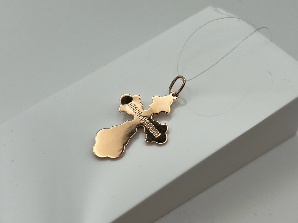 ПОДВЕСКА КРЕСТ (Au 585)