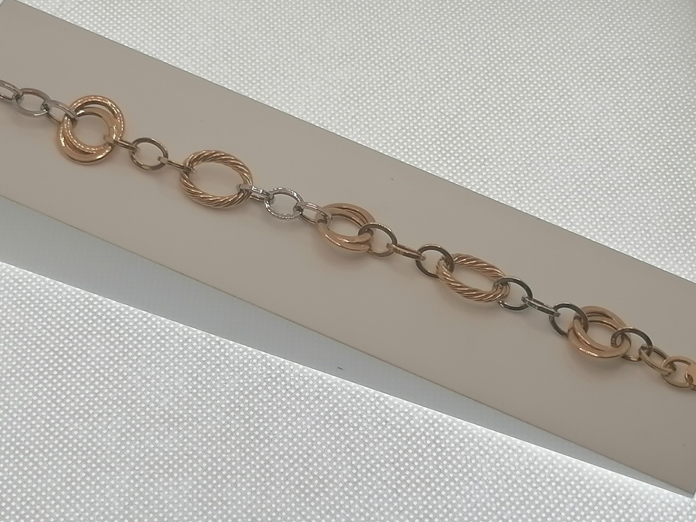 БРАСЛЕТ ПУСТОТЕЛЫЙ Фантазия (Au 585)