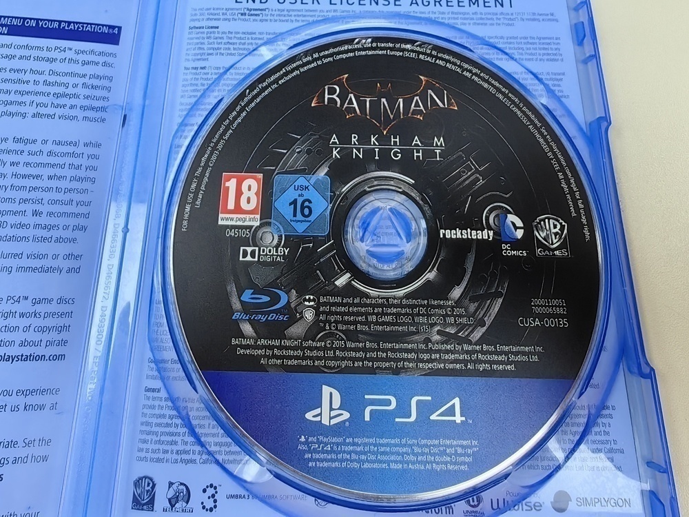 Игра Playstation 4 Batman Arkham Knight