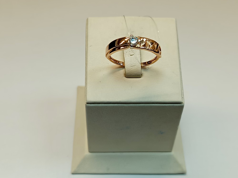 КОЛЬЦО С КАМНЕМ (Au 585)