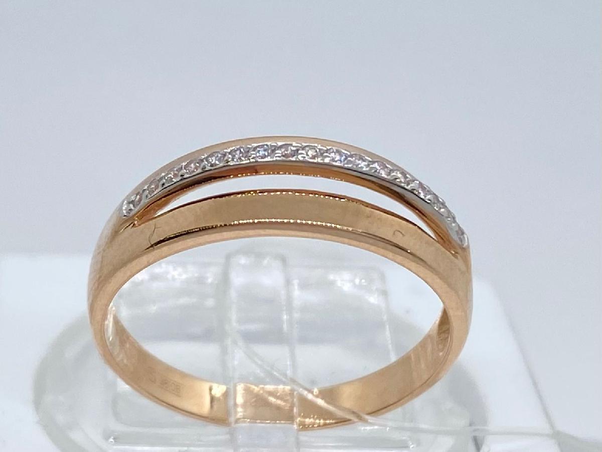 019445 КОЛЬЦО С КАМНЯМИ (Au 585)