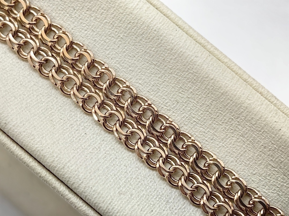 ЦЕПЬ ПОЛНОВЕСНАЯ Бисмарк (Au 585)