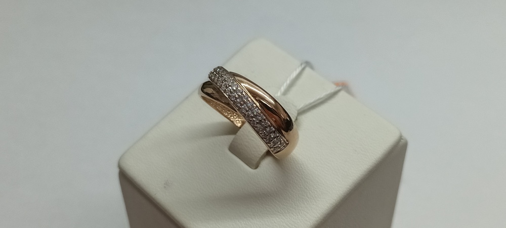 КОЛКМИ585 КОЛЬЦО С КАМНЯМИ (Au 585)