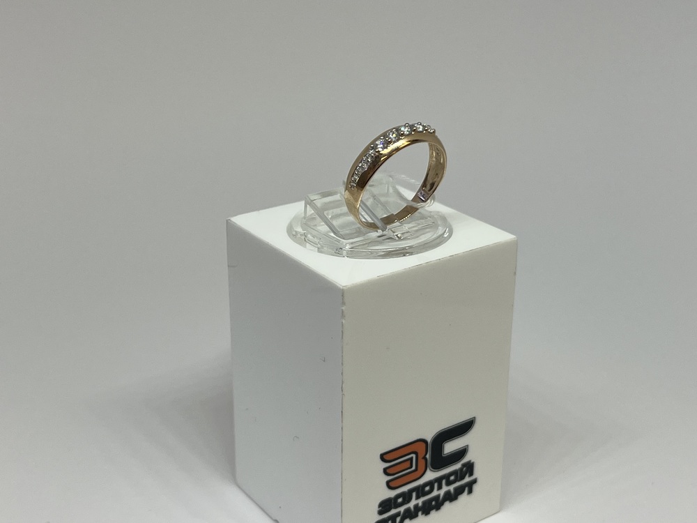 КОЛКМИ585 КОЛЬЦО С КАМНЯМИ (Au 585)