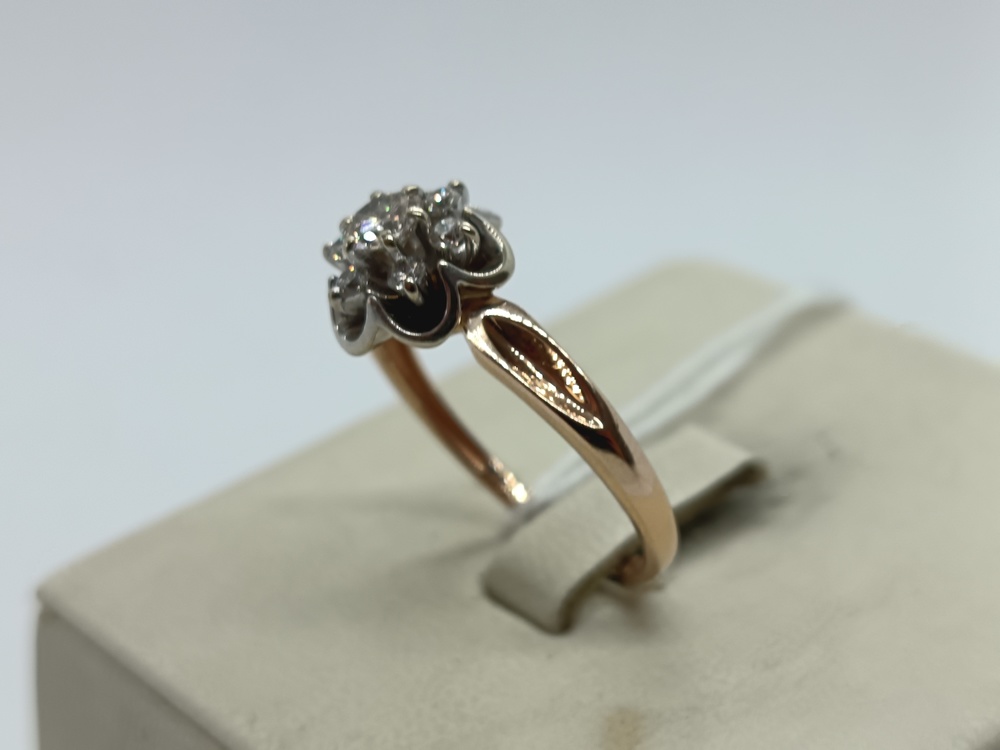 КОЛЬЦО БРИЛЛИАНТ Au 585