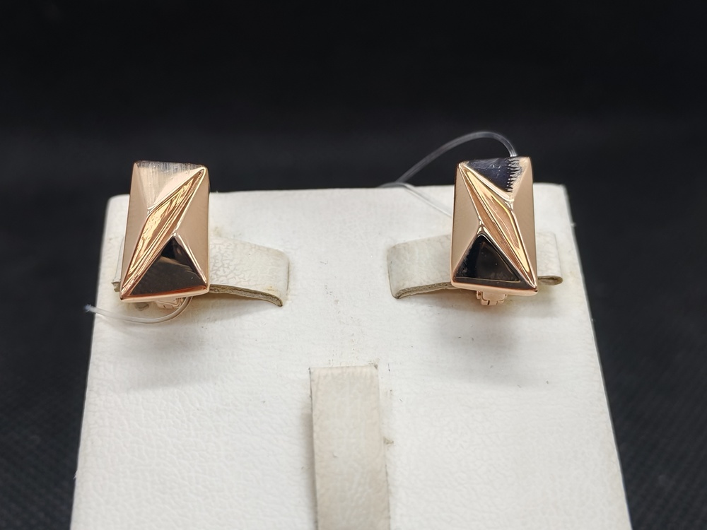 СЕРЬГИ БЕЗ КАМНЯ (Au 585)