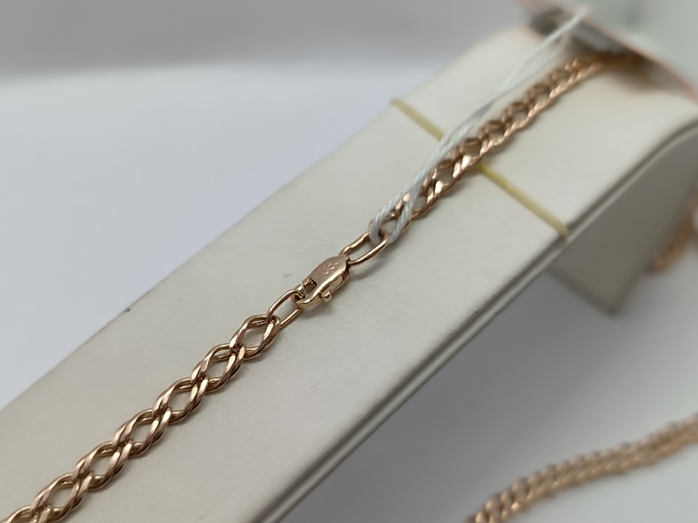 ЦЛР2585 ЦЕПЬ ПОЛНОВЕСНАЯ Ромб двойной (Au 585)