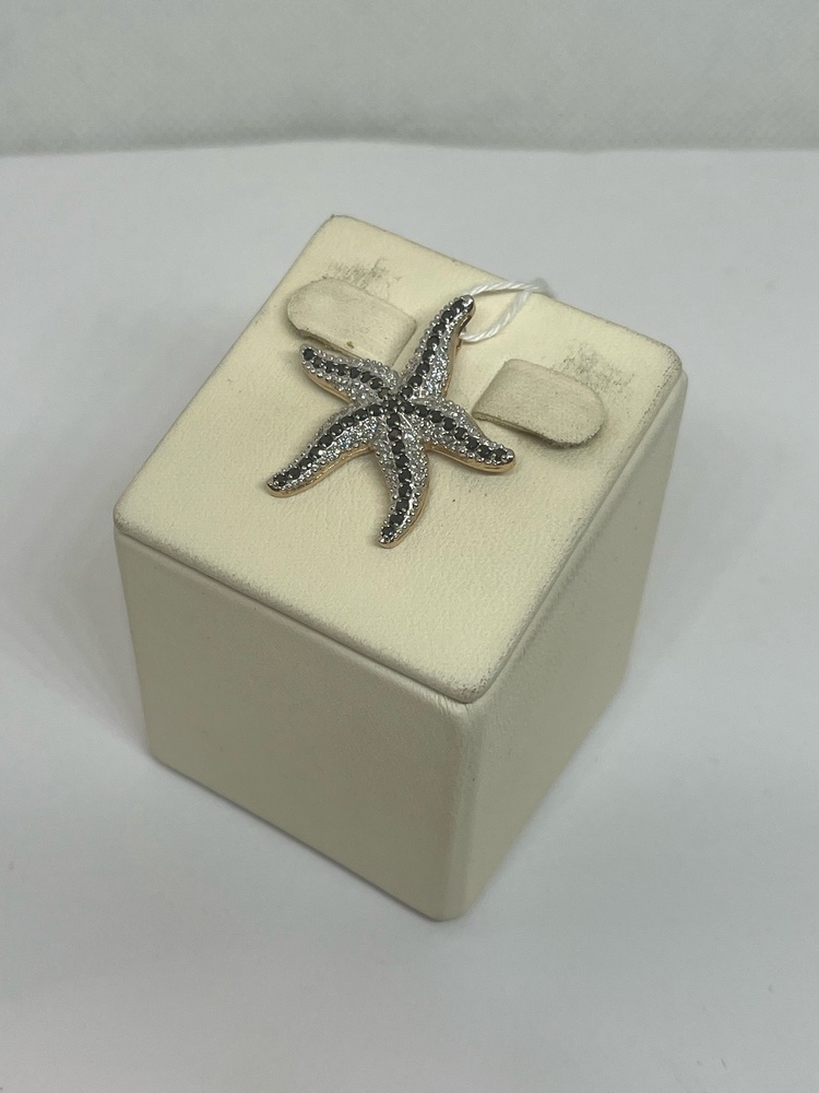 ПОДКМИ585 ПОДВЕСКА С КАМНЯМИ (Au 585)