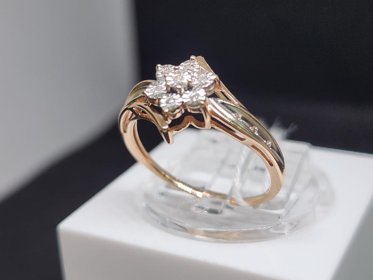 КОЛЬЦО БРИЛЛИАНТ Au 585