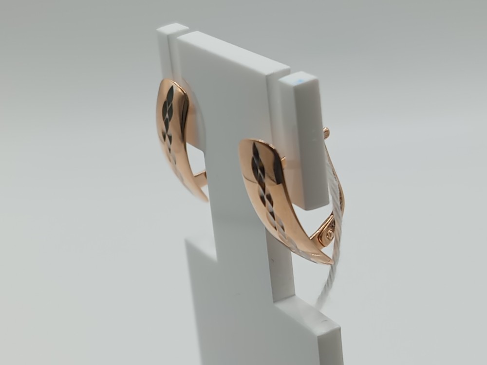 СЕРЬГИ БЕЗ КАМНЯ (Au 585)