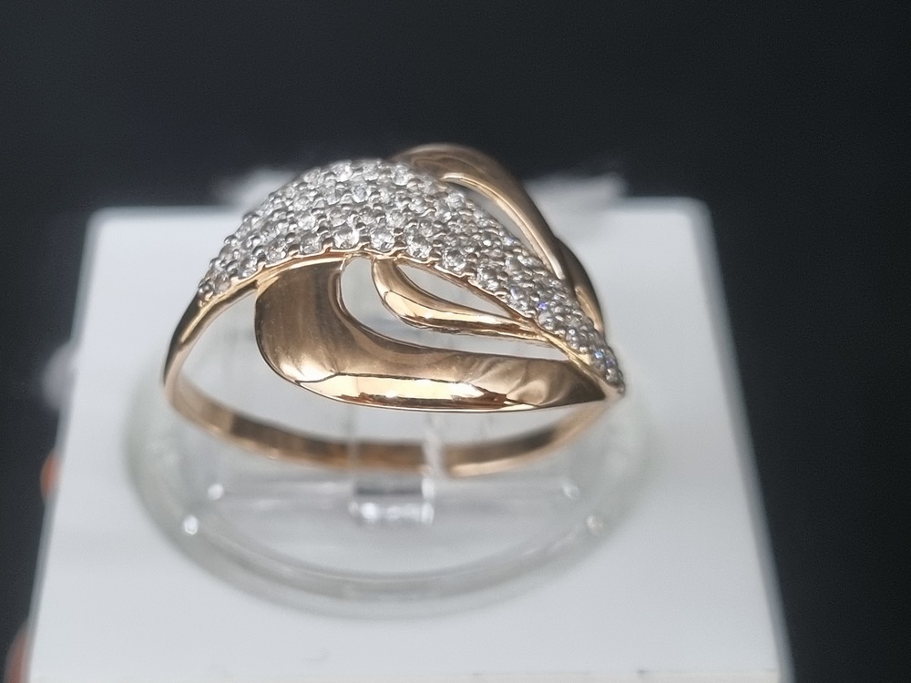 КОЛКМИ585 КОЛЬЦО С КАМНЯМИ (Au 585)