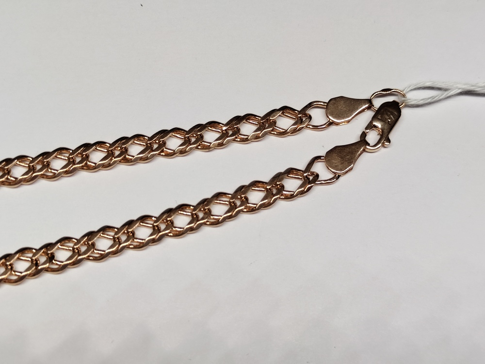 ЦЛР2585 ЦЕПЬ ПОЛНОВЕСНАЯ Ромб двойной (Au 585)