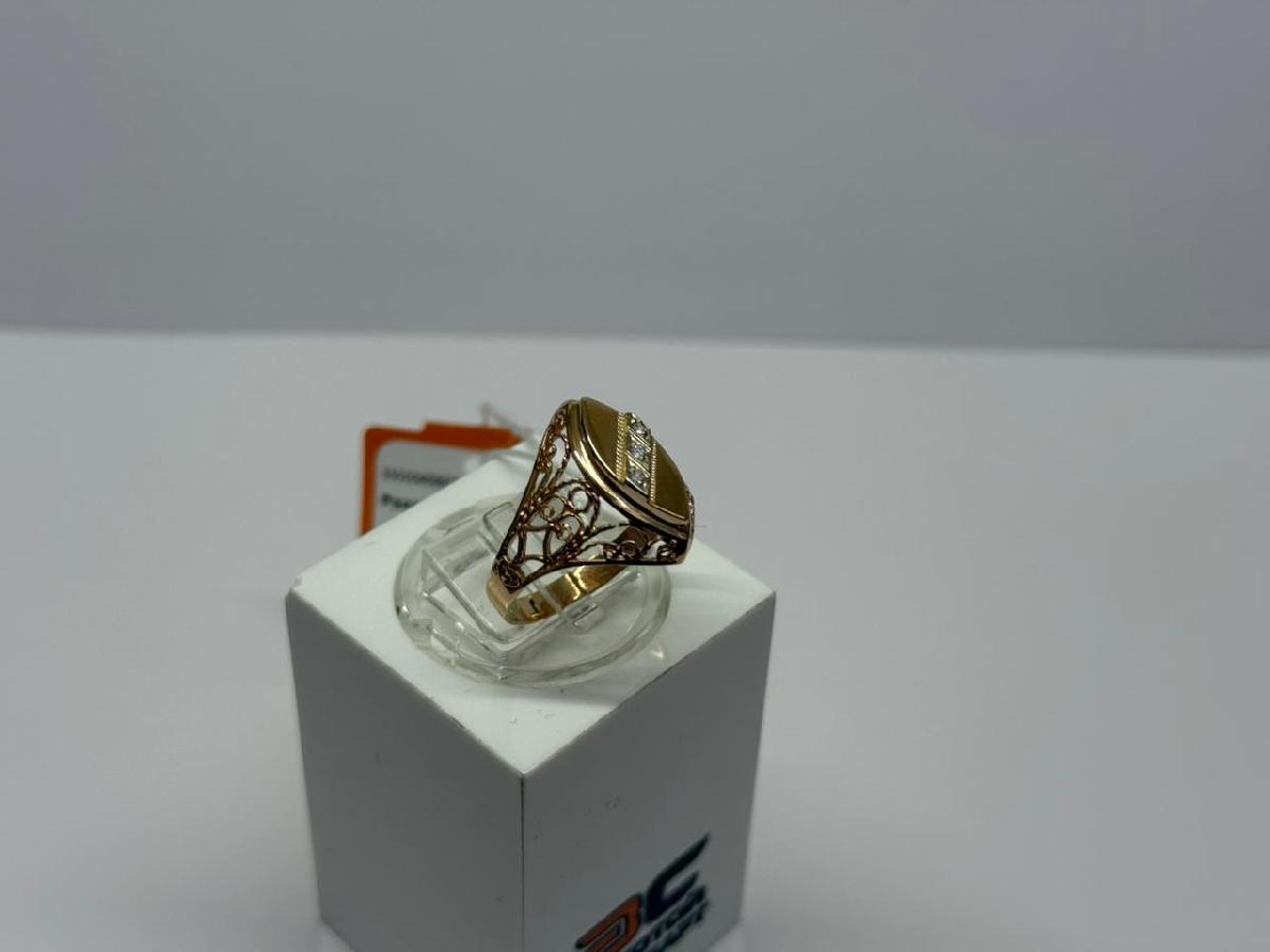 КОЛКМИ585 КОЛЬЦО С КАМНЯМИ (Au 585)