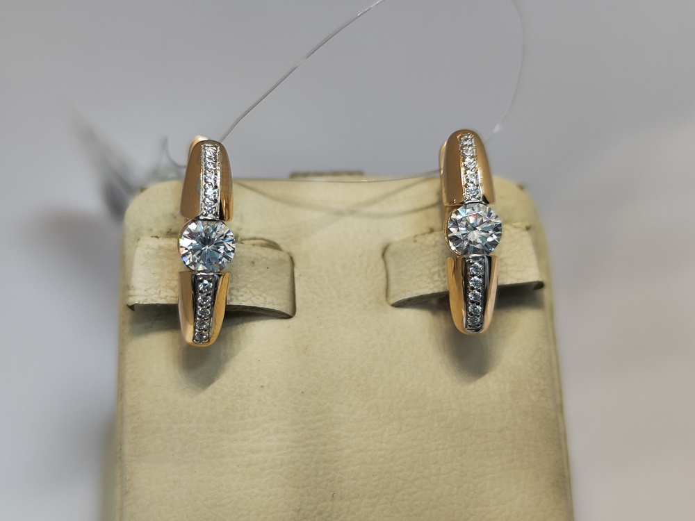 СЕРЬГИ С КАМНЯМИ (Au 585)