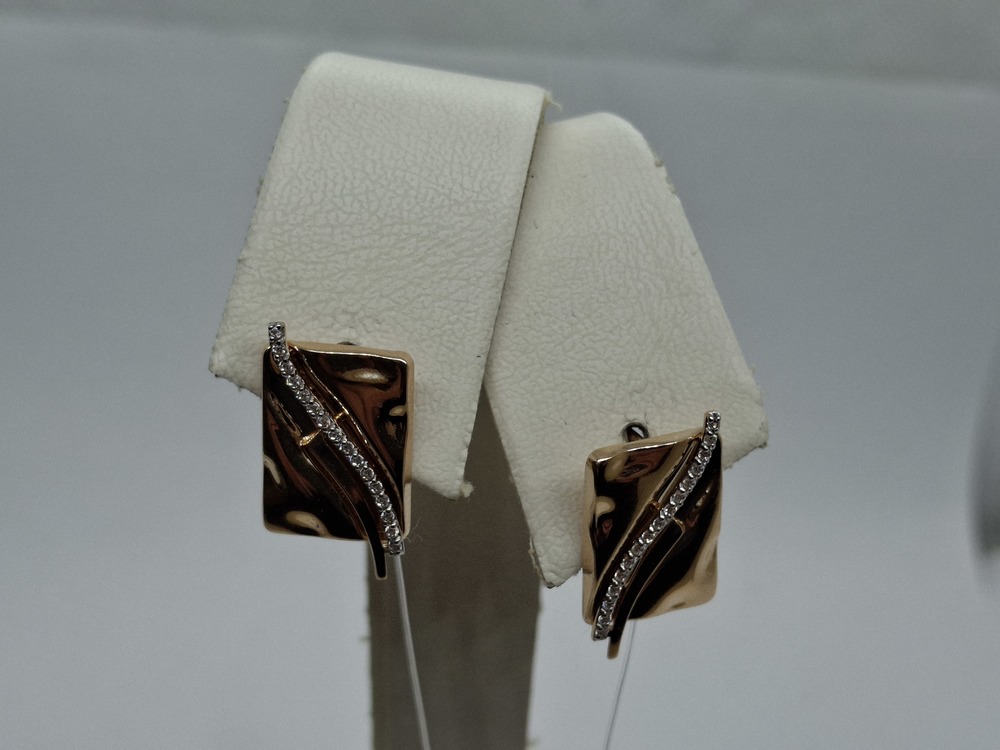 СЕРЬГИ С КАМНЯМИ (Au 585)