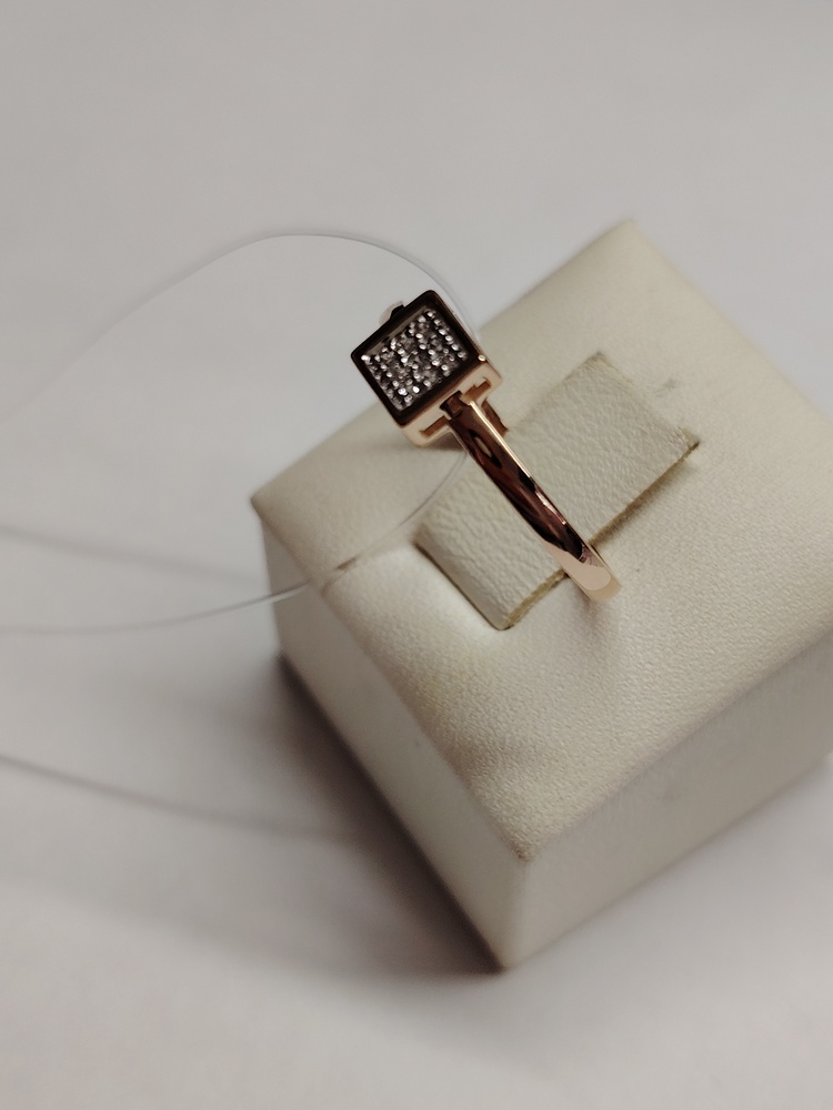 КОЛЬЦО С КАМНЯМИ (Au 585)