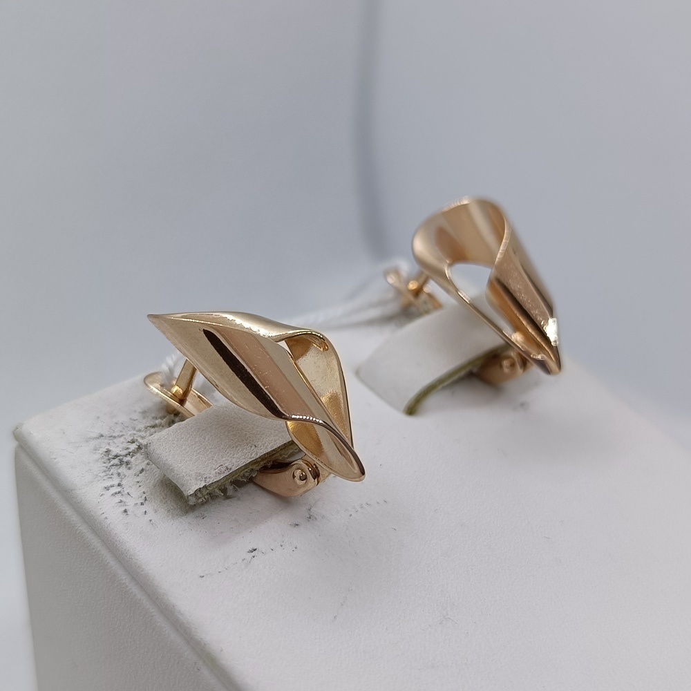 СЕРЬГИ БЕЗ КАМНЯ (Au 585)