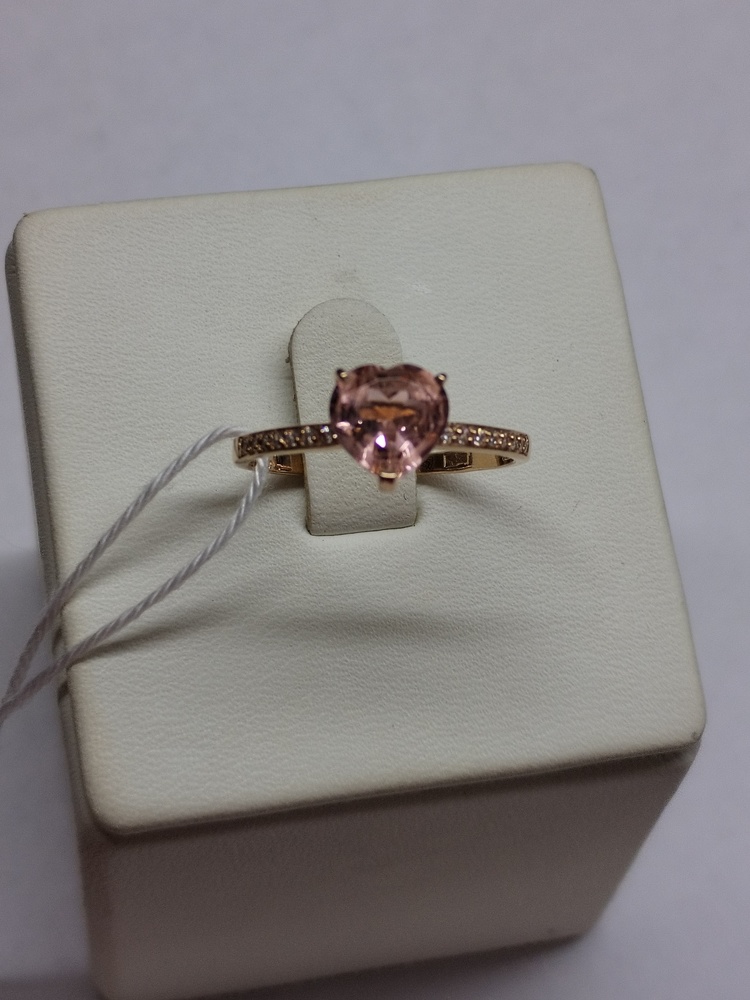 КОЛЬЦО С КАМНЯМИ (Au 585)