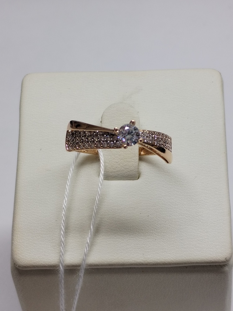 КОЛКМИ585 КОЛЬЦО С КАМНЯМИ (Au 585)