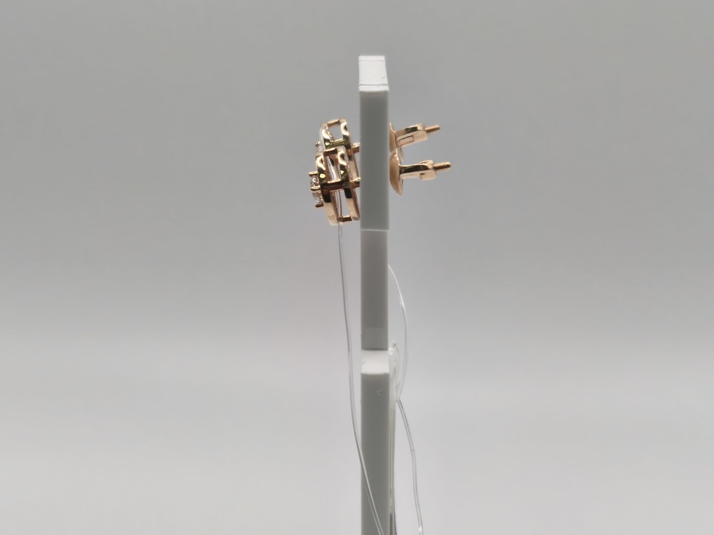 СЕРЬГИ ПУСЕТЫ с камнями (Au 585)