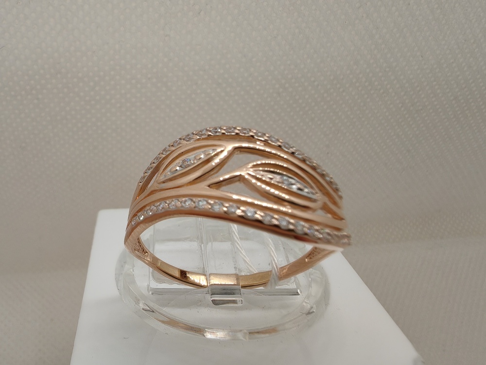 КОЛКМИ585 КОЛЬЦО С КАМНЯМИ (Au 585)