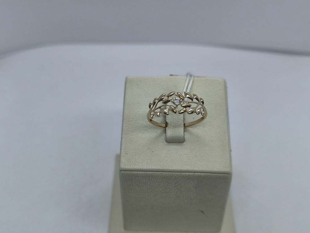 КОЛЬЦО С КАМНЕМ (Au 585)