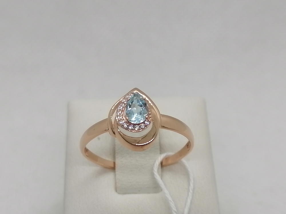 КОЛКМИ585 КОЛЬЦО С КАМНЯМИ (Au 585)