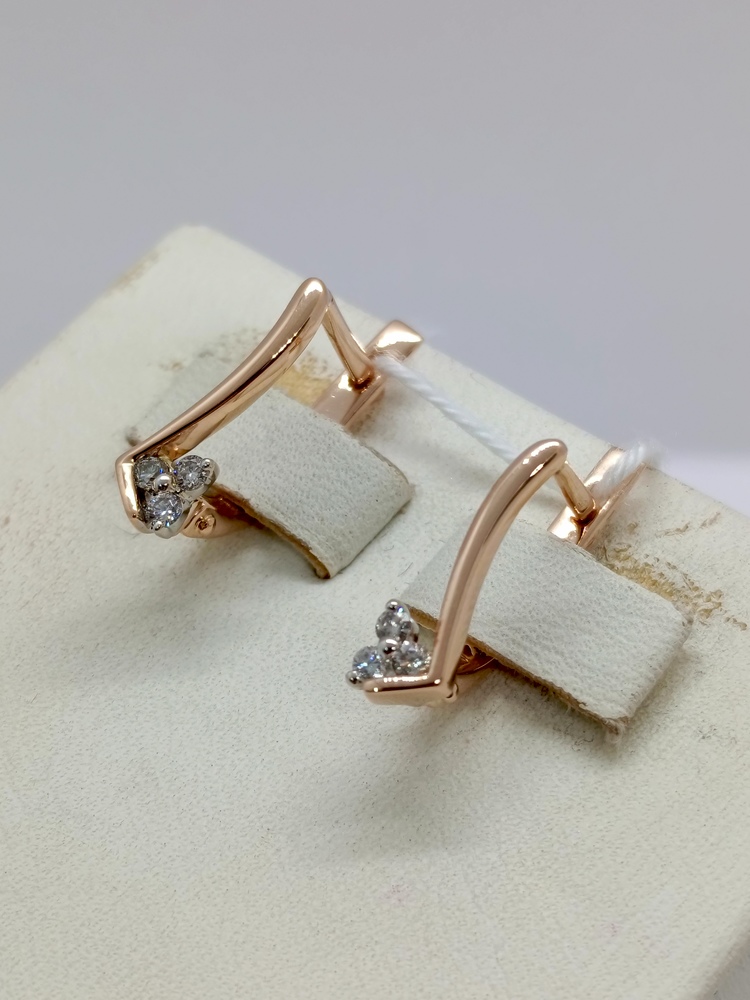 СЕРЬГИ БРИЛЛИАНТ (Au 585)