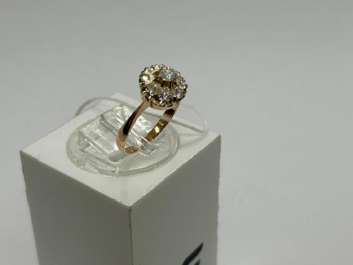 КОЛКМИ585 КОЛЬЦО С КАМНЯМИ (Au 585)