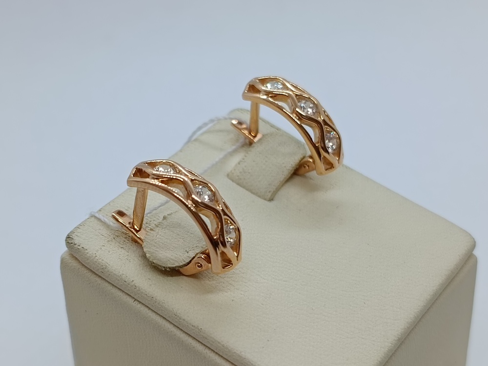 СКМИ585 СЕРЬГИ С КАМНЯМИ (Au 585) СКМИ585 СЕРЬГИ С КАМНЯМИ (Au 585)