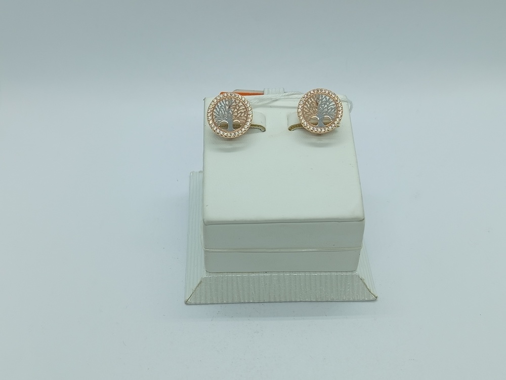 СКМИ585 СЕРЬГИ С КАМНЯМИ (Au 585)