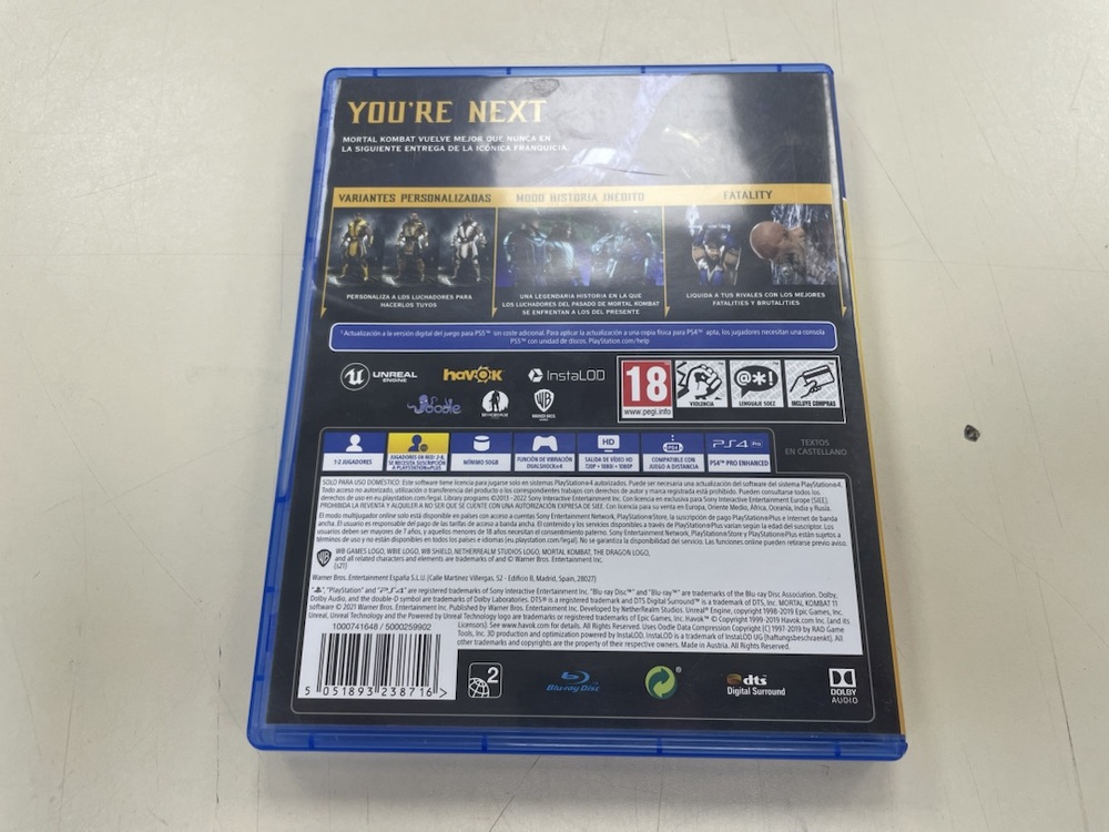 Игра Playstation 4 Mortal Kombat 11