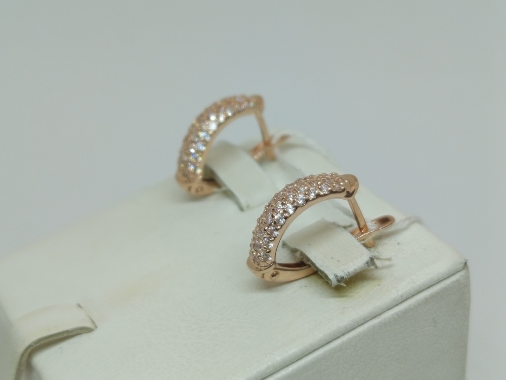 СЕРЬГИ С КАМНЯМИ (Au 585)