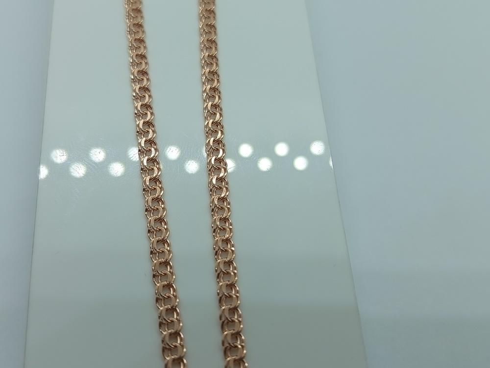 ЦЕПЬ ПУСТОТЕЛАЯ Бисмарк (Au 585)