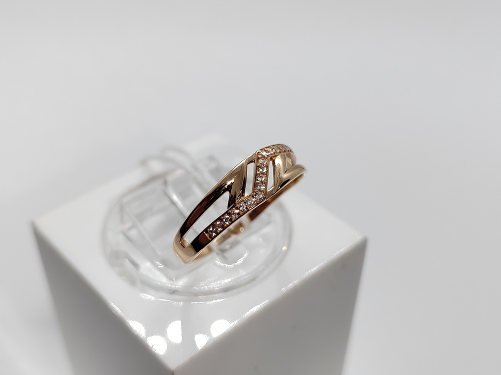 КОЛКМИ375 КОЛЬЦО С КАМНЯМИ (Au 375)