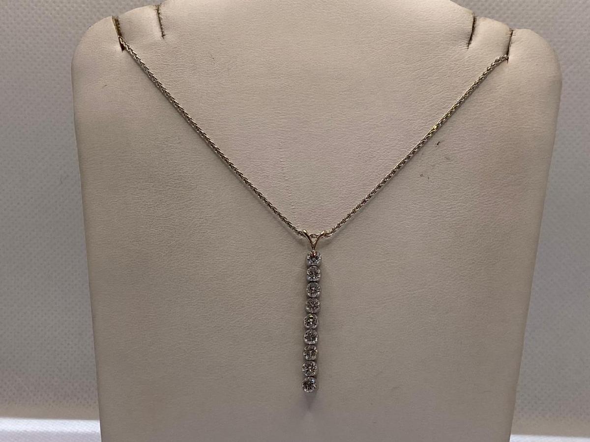 КОЛЬЕ БРИЛЛИАНТ Au 750