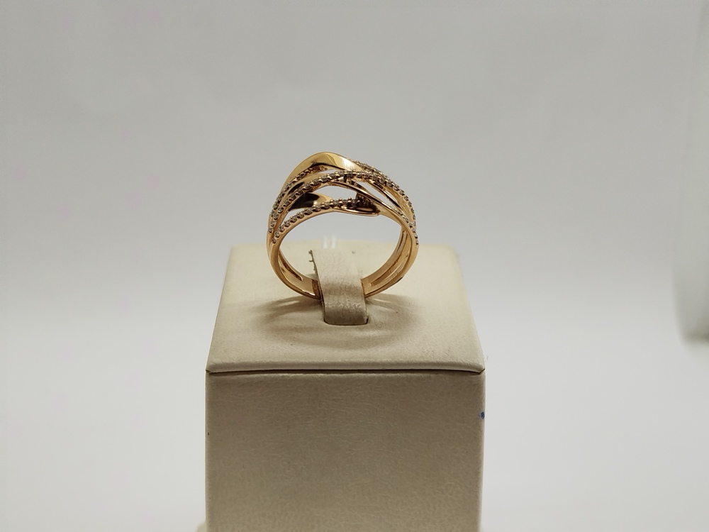 КОЛКМИ585 КОЛЬЦО С КАМНЯМИ (Au 585)