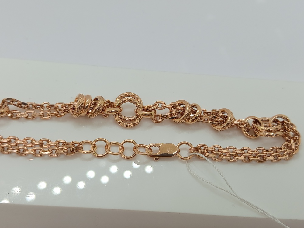 Т-16133 БРАСЛЕТ ФАНТАЗИЯ без камня (Au 585)