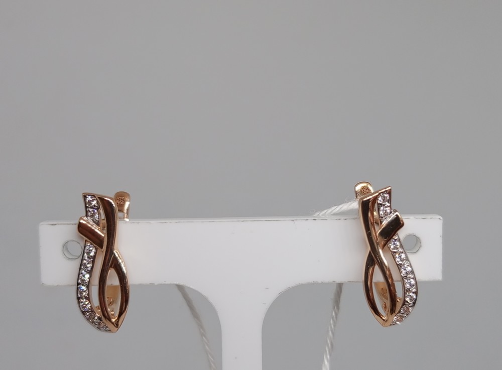 СЕРЬГИ С КАМНЯМИ (Au 585)