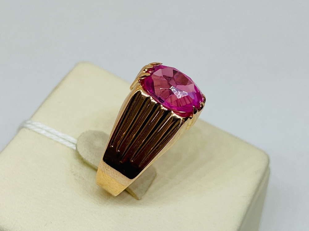 КОЛКМ583 КОЛЬЦО С КАМНЕМ (Au 583)