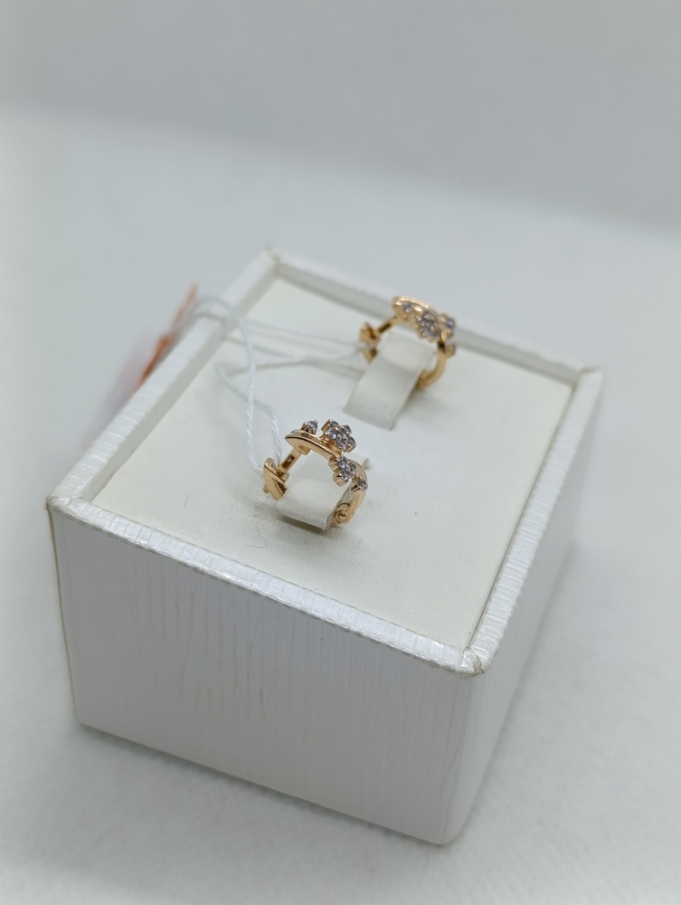 СЕРЬГИ С КАМНЯМИ (Au 585)