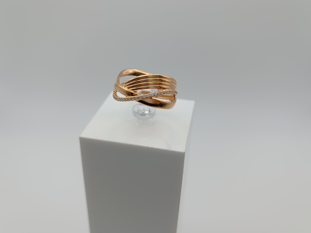 КОЛКМИ585 КОЛЬЦО С КАМНЯМИ (Au 585)