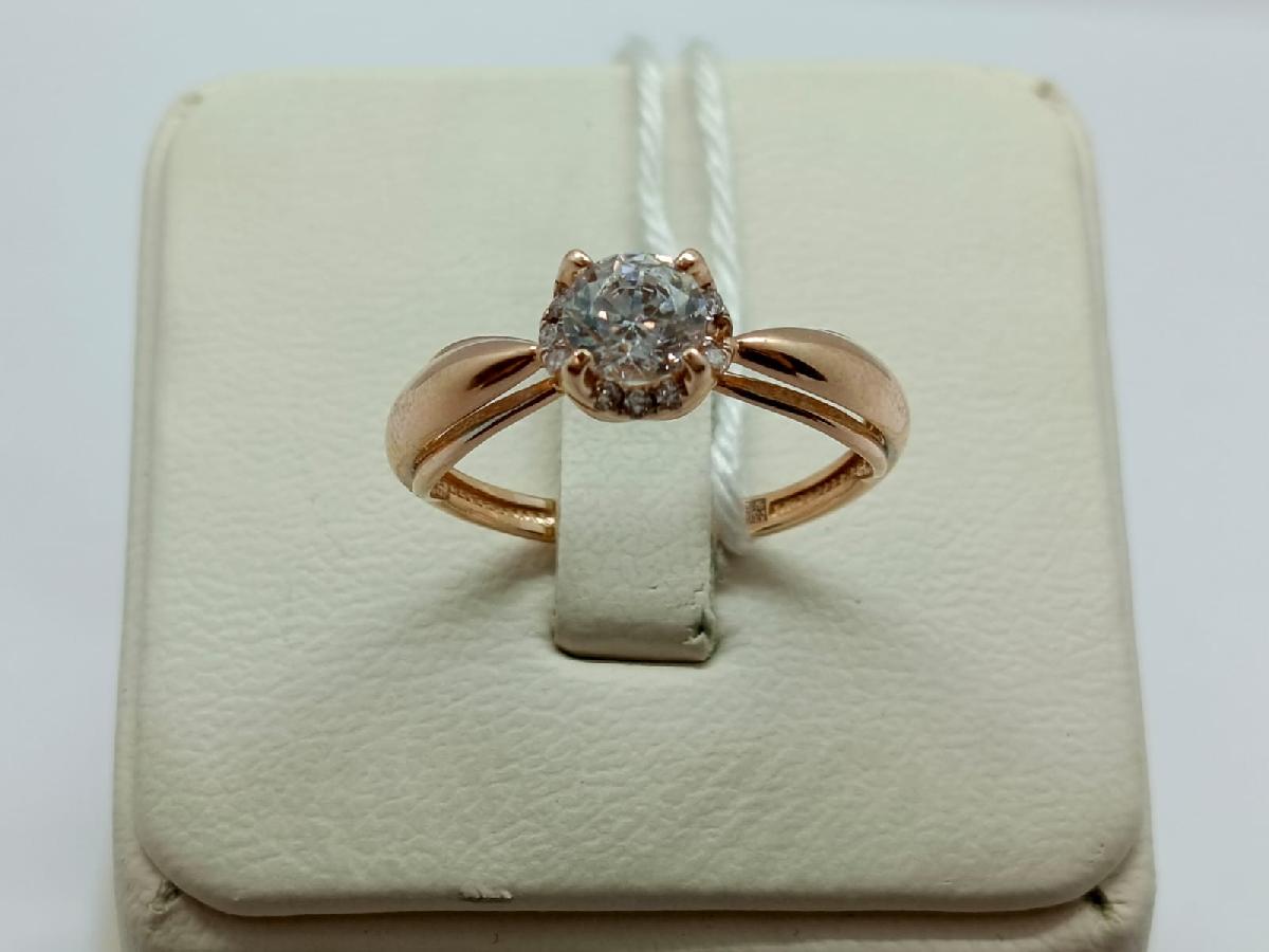 КОЛКМИ585 КОЛЬЦО С КАМНЯМИ (Au 585)