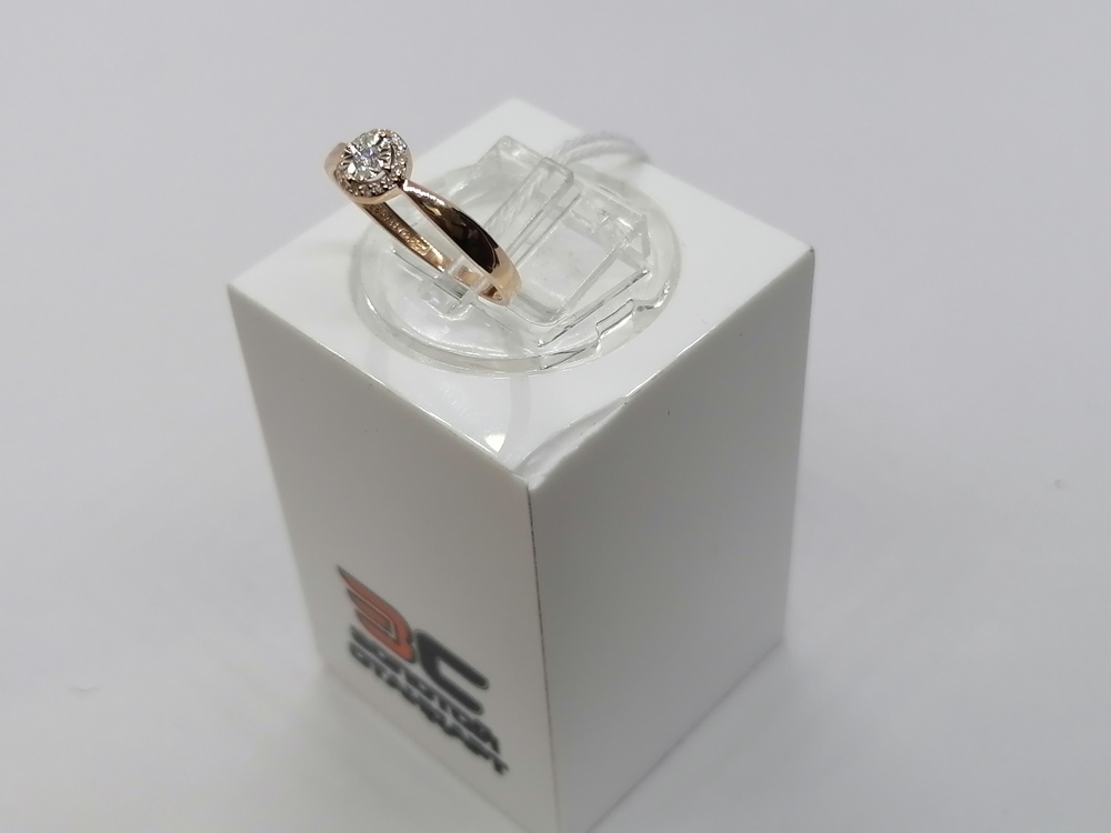 КОЛЬЦО БРИЛЛИАНТ Au 585