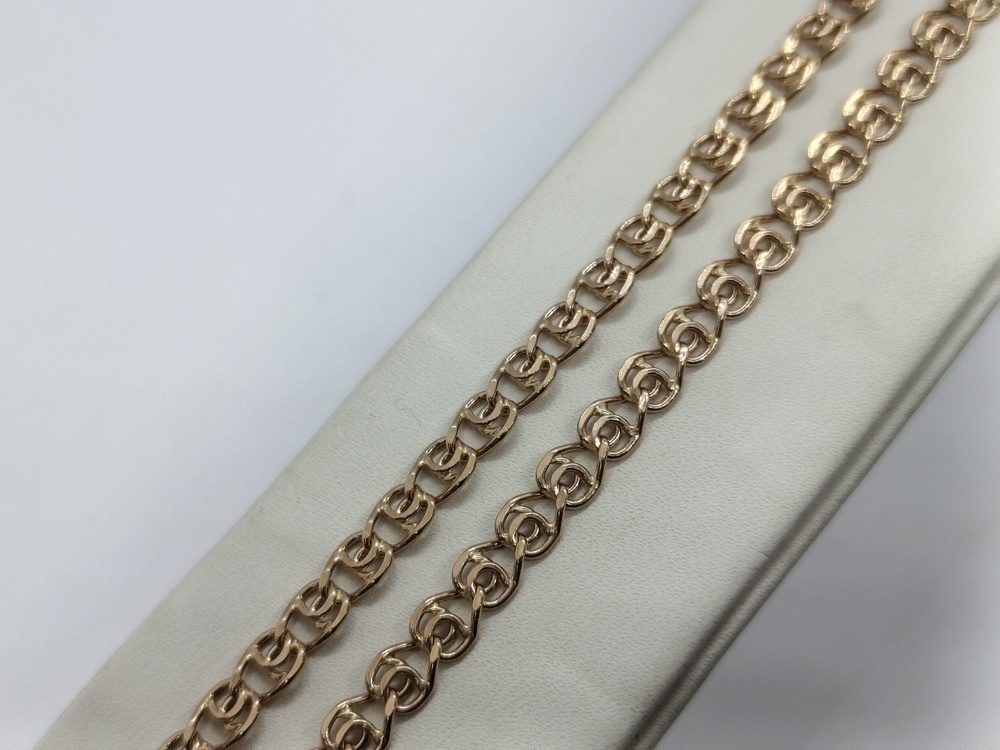 ЦПЛ585 ЦЕПЬ ПУСТОТЕЛАЯ Лав (Au 585)