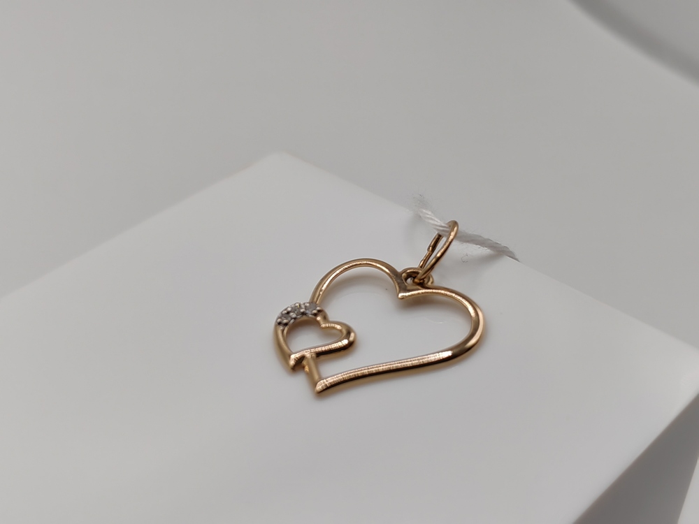 ПОДКМИ585 ПОДВЕСКА С КАМНЯМИ (Au 585)