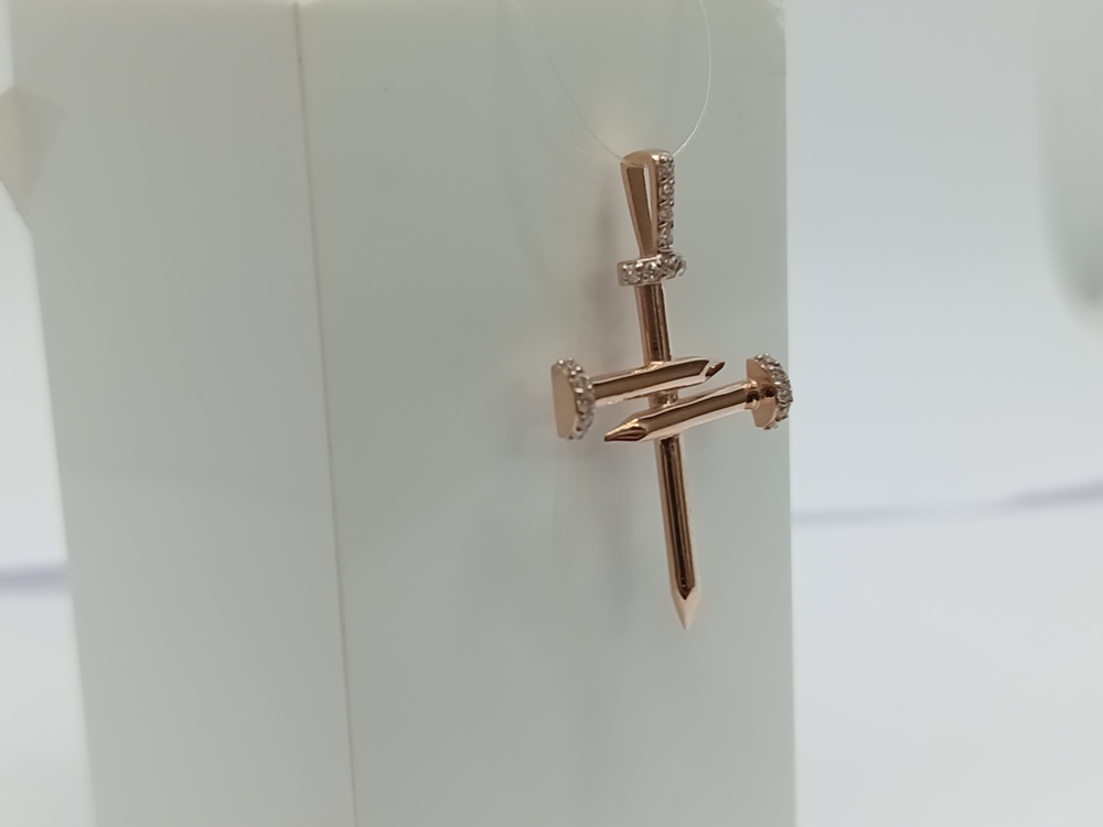  ПОДВЕСКА С КАМНЯМИ (Au 585)